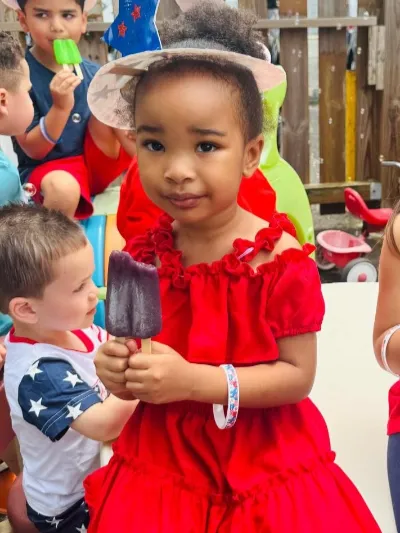 Child at Little Heaven Daycare